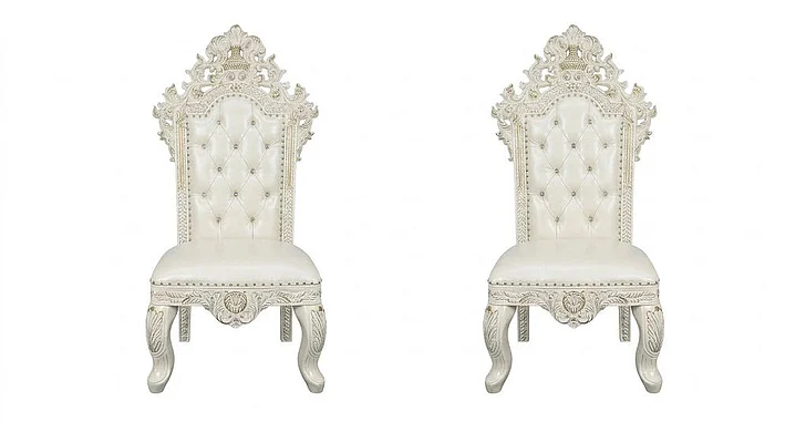 ACME Adara Side Chair (Set of 2) in Antique White DN01230
