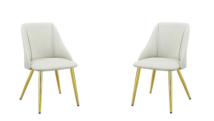 ACME Gaines Side Chair (Set of 2) in White PU DN01259
