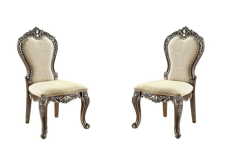 ACME Latisha Side Chair (Set of 2) in Antique Oak DN01358