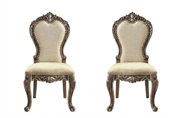 ACME Latisha Side Chair (Set of 2) in Antique Oak DN01358