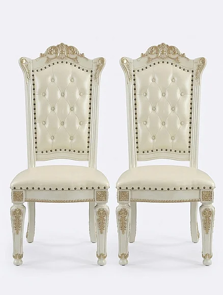 ACME Vendome Side Chair in White DN01554 (Set of 2)