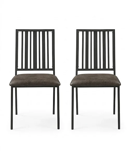 ACME Zudora Side Chair in Black DN01758 (Set of 2)