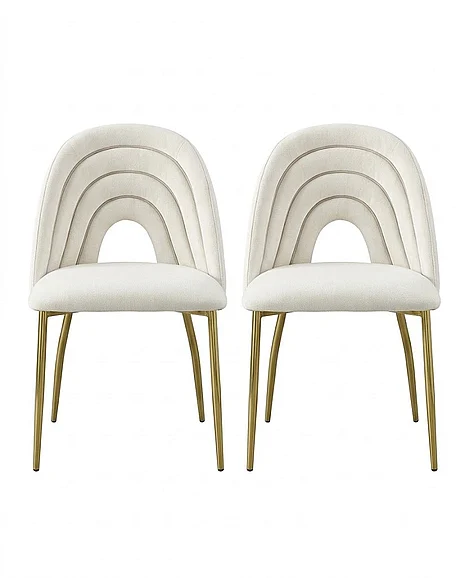 ACME Fadri Side Chair in White DN01953 (Set of 2)