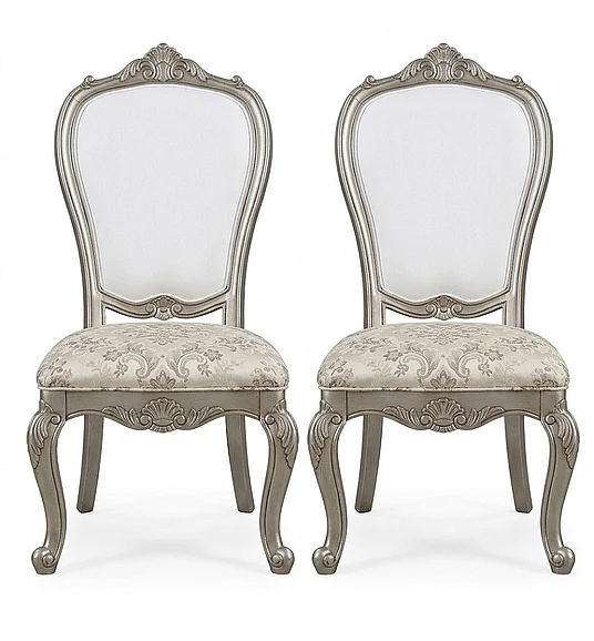 ACME Ariadne Side Chair in Gray DN02282 (Set of 2)