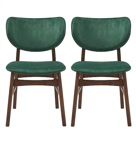 ACME Bevis Side Chair in Green DN02314 (Set of 2)