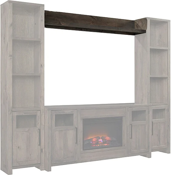Aspenhome Finnegan Entertainment Wall Bridge in Sandy Brown DTT1168-SBR