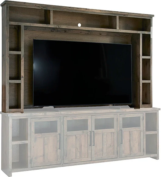Aspenhome Finnegan Entertainment Hutch in Sandy Brown DTT1270H-SBR