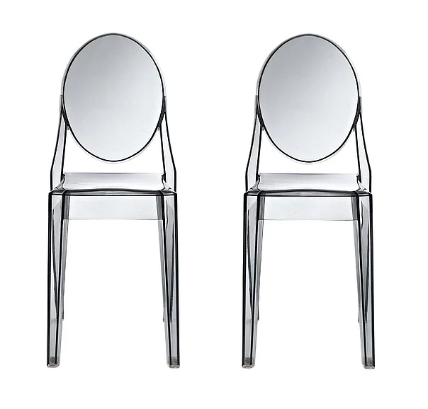 Modway Casper Dining Chairs Set of 2 in Smoke EEI-906-SMK