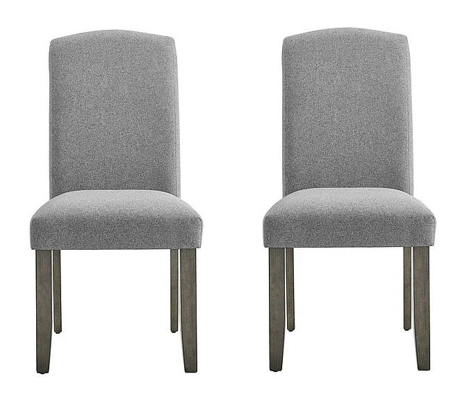 Steve Silver Emily Side Chair in Mossy Grey (Set of 2) EM500S