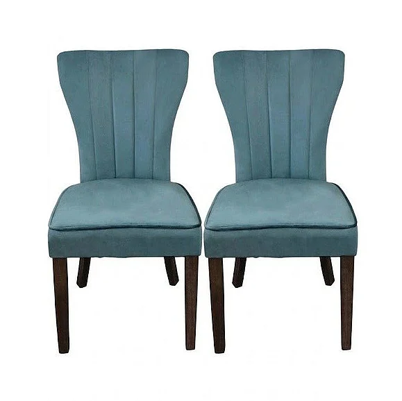 Moti Furniture Inwood Side Chair (Set of 2) in Teal 88011083