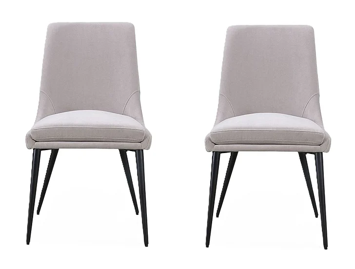 Modus Furniture Winston Dining Chair in Ash Grey FMBF63 (Set of 2)