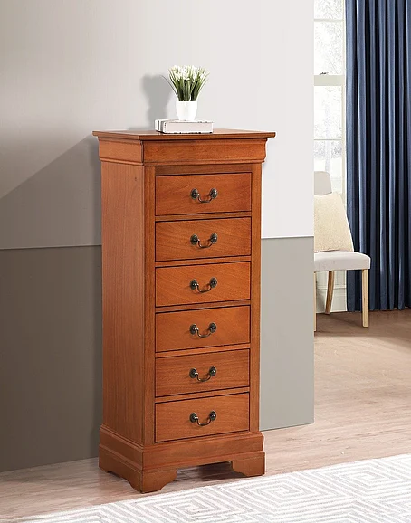Glory Furniture G3160 Lingerie Chest in Oak G3160-LC