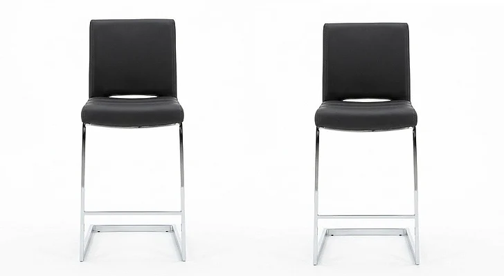 Sunset Trading Dyane Counter Height Chair (Set of 2) in Black G5115-24
