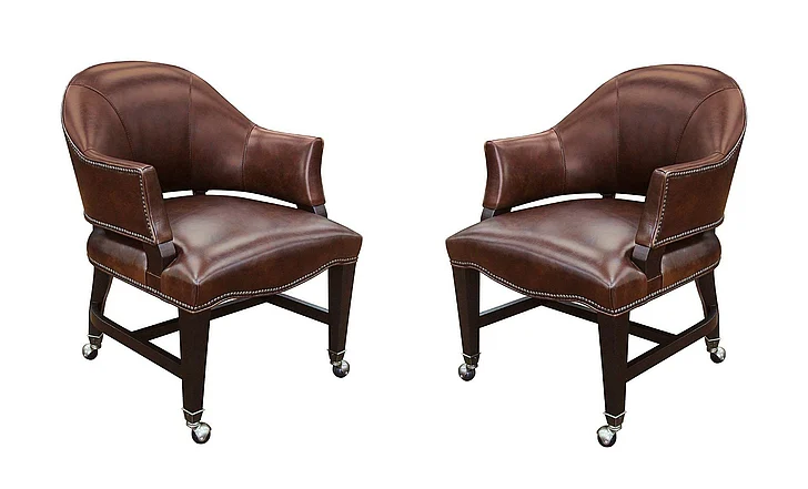 Hooker Furniture Joker Game Chair in Brown (Set of 2) GC100-086