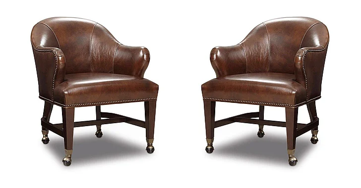 Hooker Furniture Queen Game Chair in Brown (Set of 2) GC101-086
