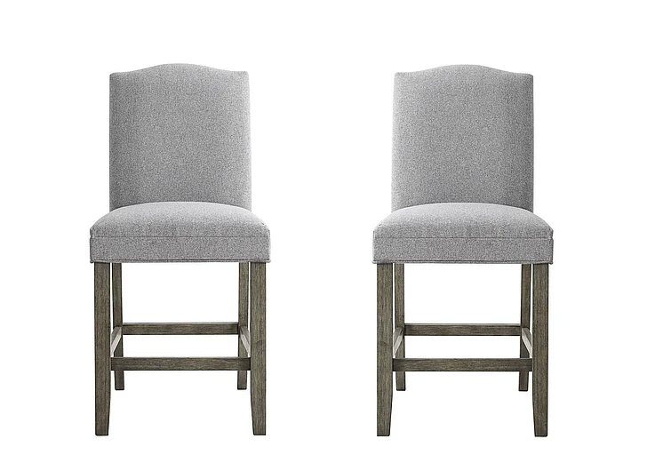 Steve Silver Grayson Counter Chair in Driftwood (Set of 2) GS640CCG