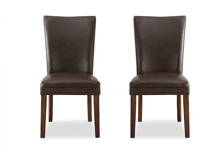 Steve Silver Hartford Side Chair in Brown (Set of 2) HF500BR