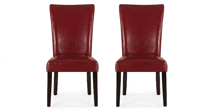 Steve Silver Hartford Side Chair in Red (Set of 2) HF500RD