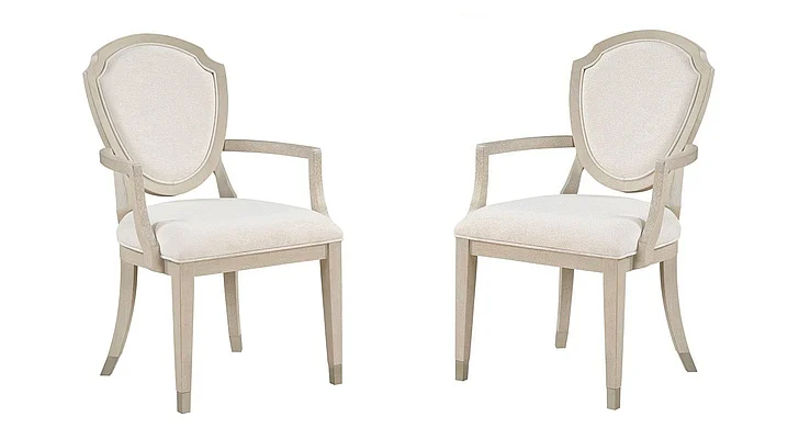Homelegance Genoa Arm Chair (Set of 2) in Light Oak 1312A