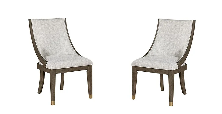 Homelegance Griffin Arm Chair (Set of 2) in Rustic Brown 5933A