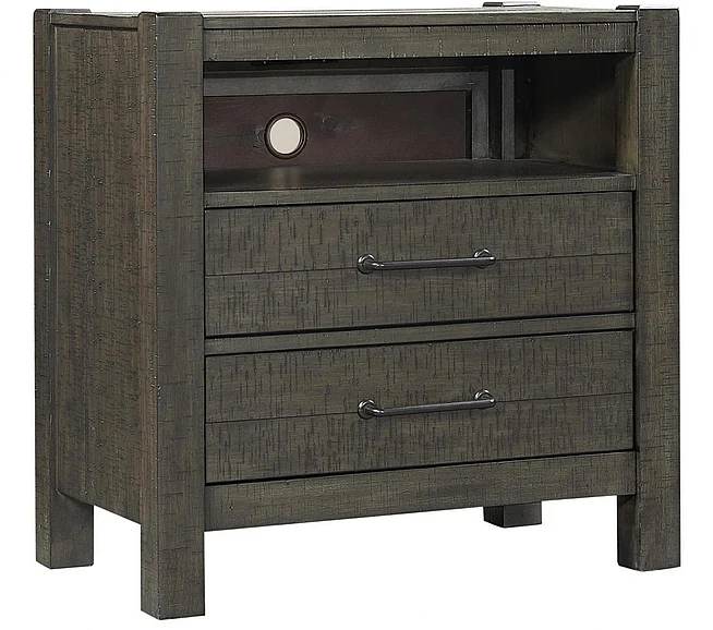 Aspenhome Mill Creek 2 Drawer Nightstand in Carob I227-450-1