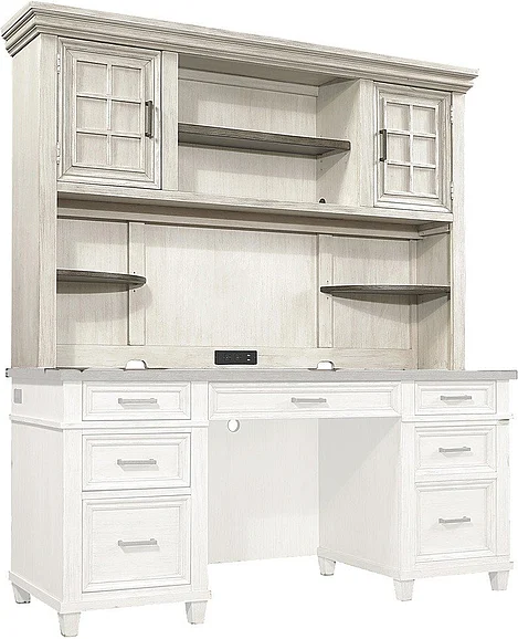 Aspenhome Caraway Credenza Hutch in Aged Ivory I248-317-1