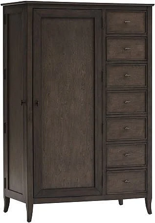 Aspenhome Blakely 7 Drawer Door Chest in Brown I540-457