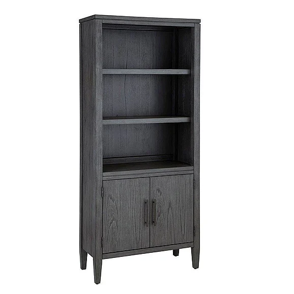 Aspenhome Preston Door Bookcase in Gray I597-332