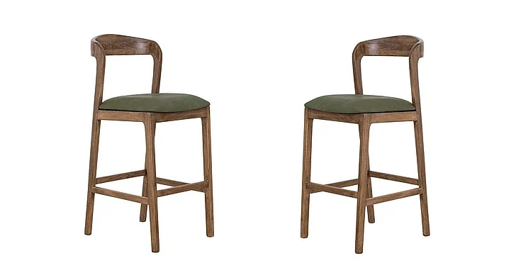 IFD Silver Barstool 30-Inch in Multi-Step Lacquer (Set of 2) IFD6471BST30