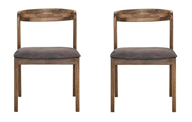IFD Silver Chair in Multi-Step Lacquer (Set of 2) IFD6471CHR