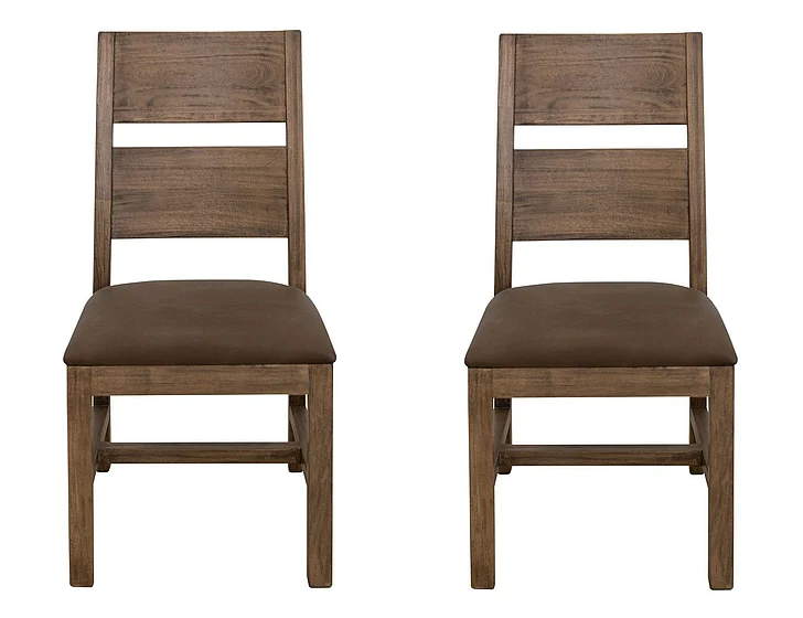 IFD Natural Teca Chair Brown (Set of 2) IFD1171CHR