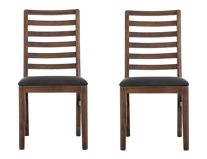 IFD Walnut Chair Brown (Set of 2) IFD3421CHR