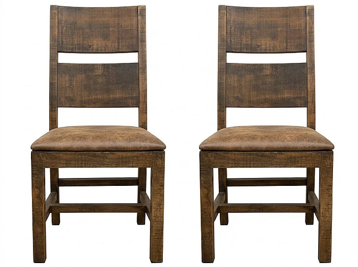 IFD Urban Art Dining Chair in Brown (Set of 2) IFD5201CHR