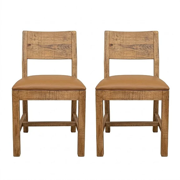 IFD Tulum Dining Chair in Natural (Set of 2) IFD6221CHR