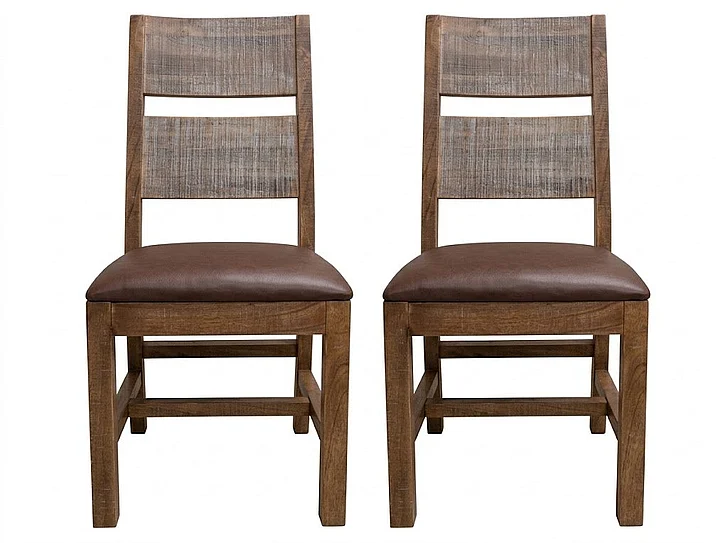 IFD Antique Side Chair in Multi-Step Lacquer (Set of 2) IFD9671CHR