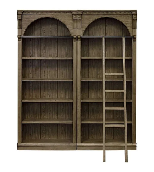 Martin Furniture Stratton 2pc 94″ Tall Bookcase in Toffee IMST4094KIT2