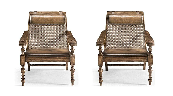 Jonathan Charles Palm Court Balmond Planter's Chair 491332-C012 (Set of 2)