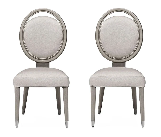 AICO Eclipse Side Chair (Set of 2) in Moonlight KI-ECLP003-135