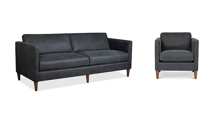 Stone & Leigh Lucca 2-Piece Leather Living Room Set