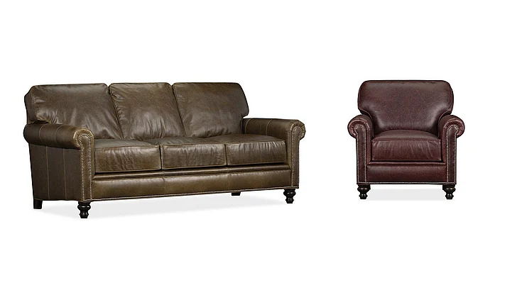 Stone & Leigh Harrison 2-Piece Leather Living Room Set