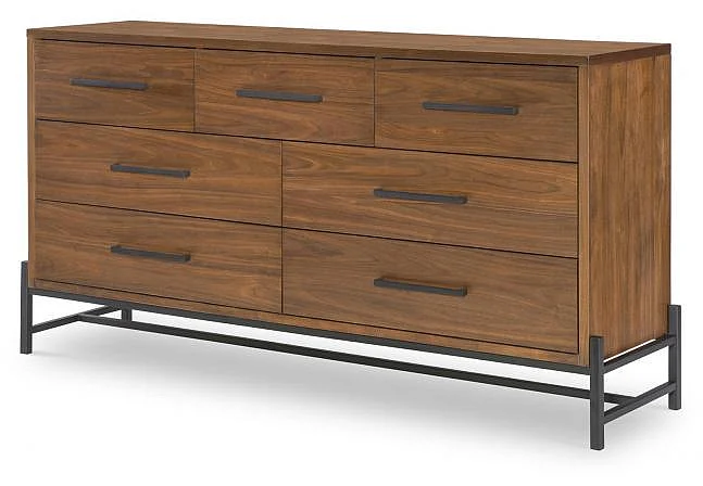 Legacy Classic Midland 7 Drawer Dresser in Brown 2172-1200