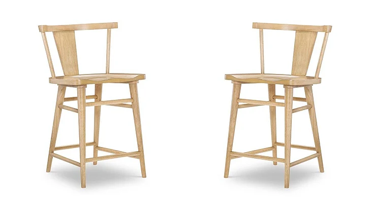 Legacy Classic Trisha Yearwood Splat Back Counter Height Chair in Amber TY4420-945V (Set of 2) PROMO