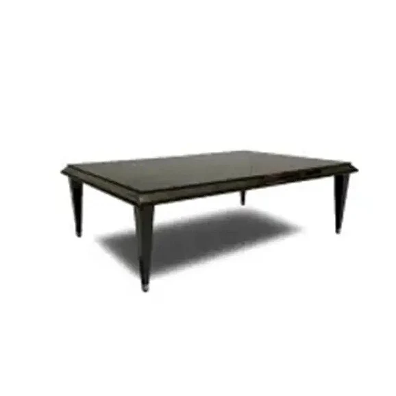 AICO Lousanne Dining Table in Glossy Mocha Sand LFR-LUSN000-414