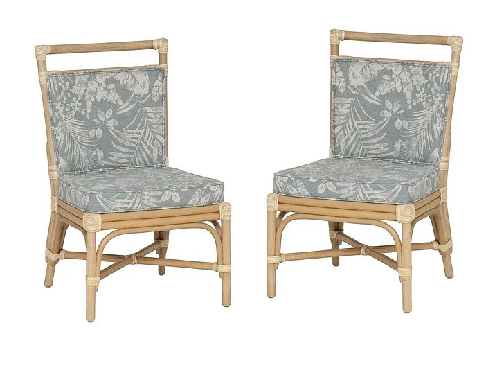 Linon Furniture Kendall Floral Accent Chair (Set of 2) AC7556LEAF02ASU