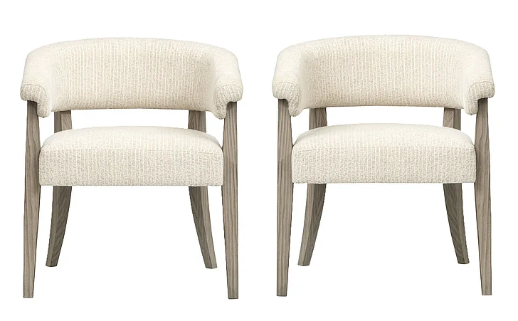 Magnussen Braelyn Dorian Grey Upholstered Host Chair (Set of 2) D5874-76