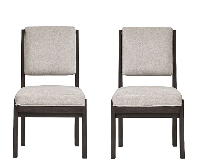 Magnussen Tauren Coffee Bean Upholstered Side Chair (Set of 2) D6434-63