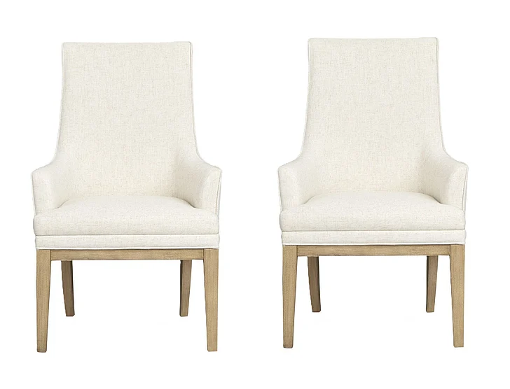 Magnussen Coventry Honey Maple Upholstered Host Chair (Set of 2) D6480-76