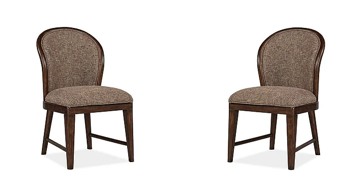 Magnussen Belville Chestnut Brown Upholstered Side Chair (Set of 2) D6520-64