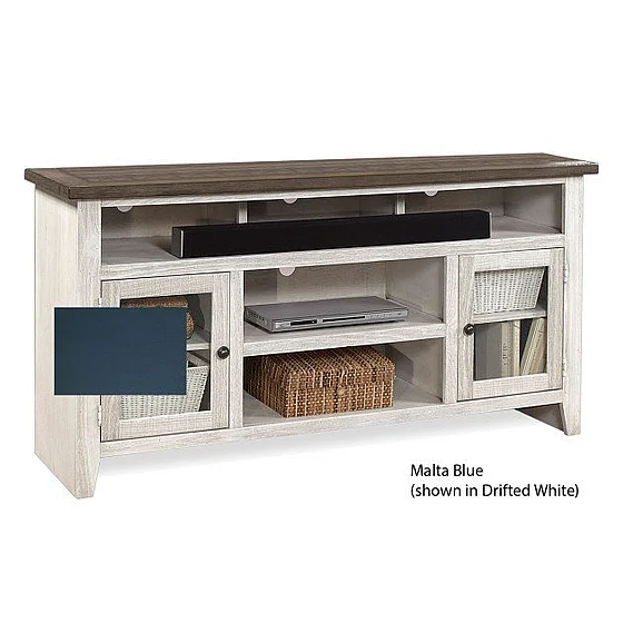 Aspenhome Eastport 65" Console w/ 2 Doors in Malta Blue ME1065-MBL