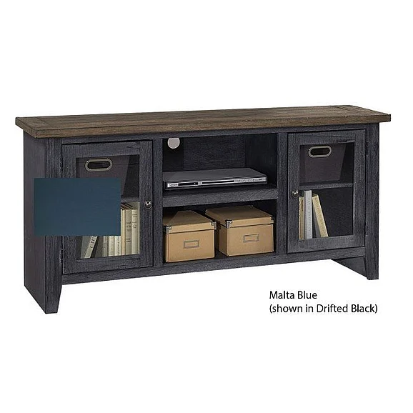 Aspenhome Eastport 58" Console w/ 2 Doors in Malta Blue ME1230-MBL